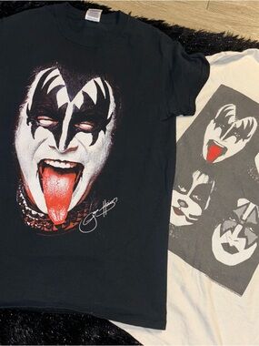 KISS Band T-Shirt Bundle Gene Simmons Tongue